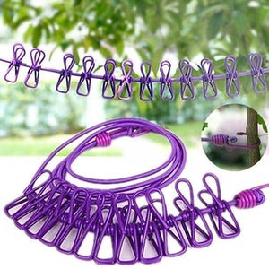 Elastic Cloth Drying Hanging Clotheline