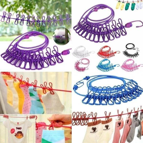 Elastic Cloth Drying Hanging Clotheline